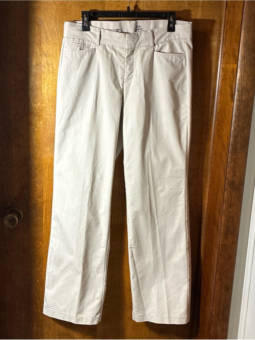 Dockers Women’s 10M Khaki Wide Leg Casual Classic Work Pant Beige